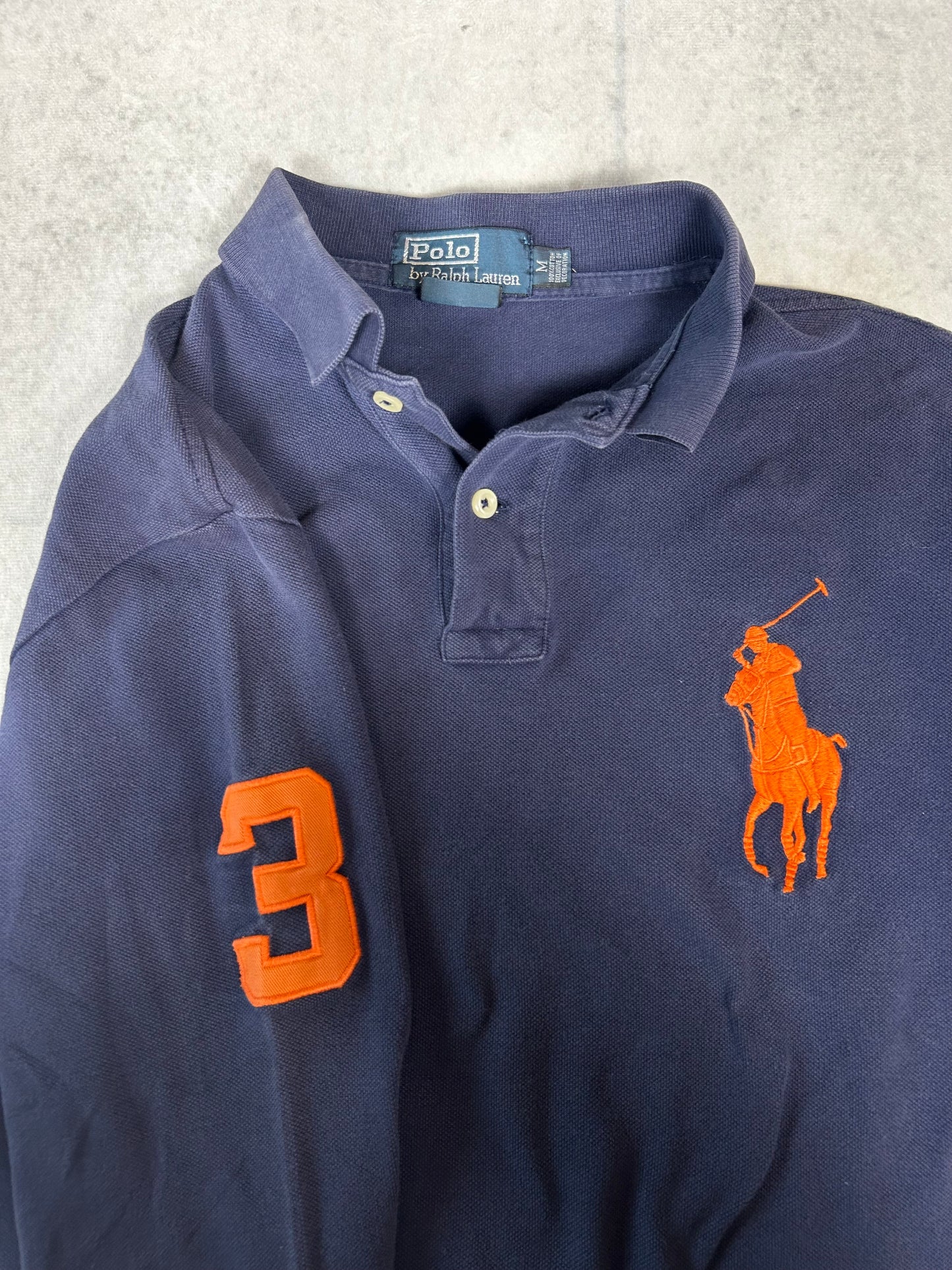 Ralph Lauren Big Pony Langarmpolo (M)